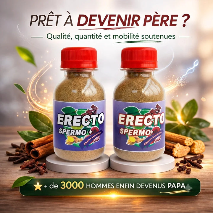 ERECTO SPERMO – Renforcez votre fertilité masculine naturellement.