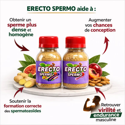 ERECTO SPERMO – Renforcez votre fertilité masculine naturellement