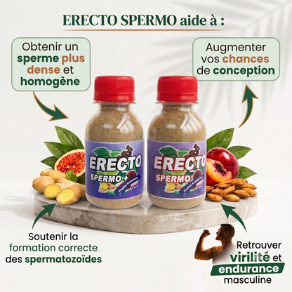 ERECTO SPERMO – Renforcez votre fertilité masculine naturellement.