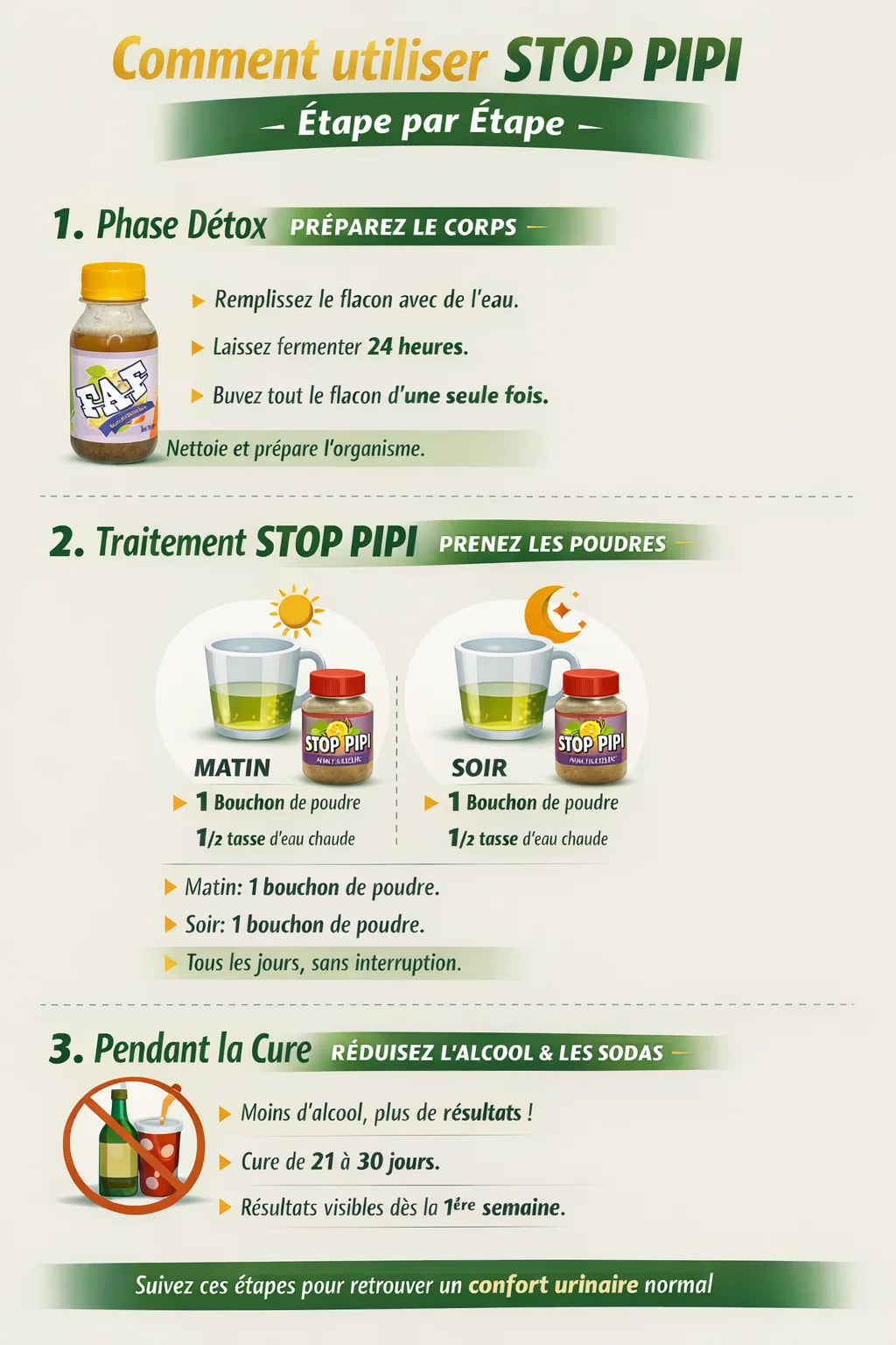 STOP PIPI – La solution naturelle pour retrouver un confort urinaire normal, jour et nuit