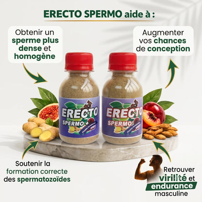 ERECTO SPERMO – Renforcez votre fertilité masculine naturellement.